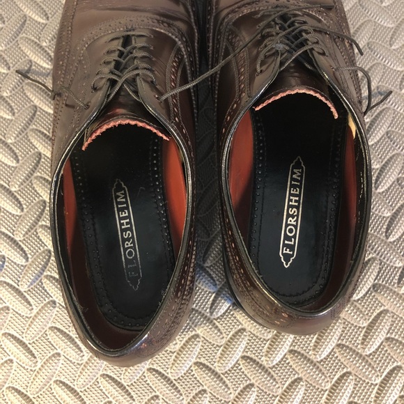 Florsheim Mens Lexington Oxford Wingtip Dress Shoe - Picture 7 of 8